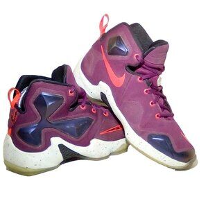 Nike LeBron XIII 13 GS Youth Size 5Y Basketball Shoes Mulberry Purple Sneakers